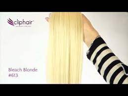 Colour 613 Bleach Blonde By Cliphair Co Uk Real Hair Extensions Bleach Blonde Hair Advice