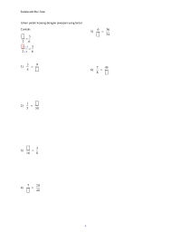Whole numbers / nombor bulat. Latih Tubi Pecahan Tahun 4