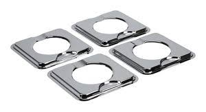 square gas range burner drip bowls