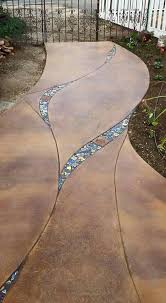 Stained Sidewalk In Morro Bay Mosaic Garden Garden Paths Rock Garden Landscaping