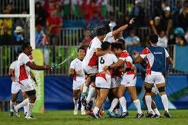 Así convierten en japón un estadio de béisbol en uno de rugby: Rugby Sevens Juegos Olimpicos Varones Dia 2