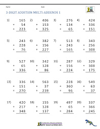 Live worksheets > english > math > subtraction. 3 Digit Addition Worksheets