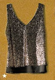 Top Off Your Sparkly New Year S Eve Look With This Sequin Tank From Macy S Style With Faux Leather Pants An Glitter Tops Outfit Tops Faux Leather Pants Outfit