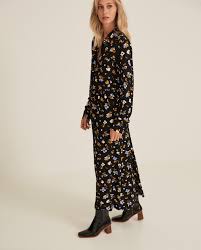 Robe longue femme (120 articles). Robe Longue Fluide Avec Imprime