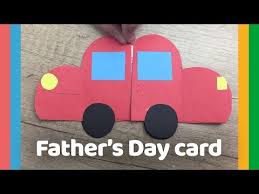 Gift cards for dads christmas. Father S Day Diy Gift Car Gift Card Easy To Do With Kids Educ Tv Educatall
