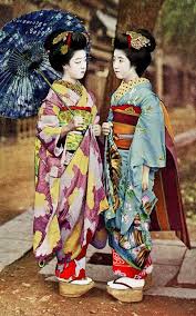 Maiko Hatsuko And Maiko Hiroko 1920s Japanese Geisha Geisha Girl Japanese Culture