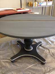 Yes I Painted Over A Formica Table Top Sold Dining Table Redo Shabby Chic Dining Tables Kitchen Table Makeover