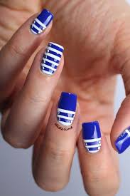 navy royal blue nail designs
