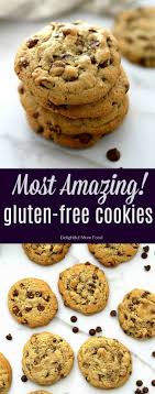 Gluten Free Chocolate Chip Cookies Bakery Style Delightful Mom Food Recipe Gluten Free Chocolate Chip Cookies Gluten Free Cookie Recipes Gluten Free Christmas Baking