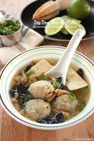 Sup Baso Ikan Dan Tahu Homemade Fish Balls And Tofu Soup Tofu Soup Tofu Fish Ball