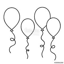 Ausmalbild Luftballon Google Suche