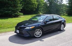 Sport fabric and synthetic leather sporty seats. Car Review 2020 Toyota Camry Awd Driving