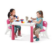 Step2 Lifestyle Kitchen Table And Chair Set Pink Kitchen Table Chairs Table And Chairs Table And Chair Sets