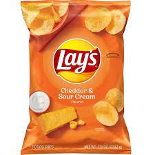 Lay S Potato Chips Cheddar Sour Cream Flavor 7 75 Oz Bag Walmart Com Lays Potato Chips Sour Cream Chips Potato Chips