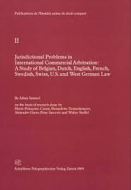 N 11 Jurisdictional Problems In International Commercial Arbitration A Study Of Belgian Dutch English French