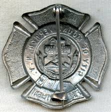 Vernon was named after george washington's mount vernon estate. Ca 1900 Mount Vernon New York Fire Department Badge In Excellent Condition Flying Tiger Antiques Online Store