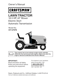 Find genuine craftsman lawn mower parts and replacement components at discount wholesale prices. Craftsman 917 289081 Owner S Manual Manualzz