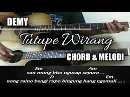 Chord Melodi Gitar Demy Tutupe Wirang Acoustic Version Youtube