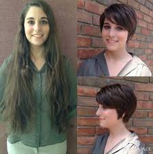 hubschen vorher nachher frisuren von lang auf kurz neue frisur madchen haarschnitt frisuren langhaar frisuren