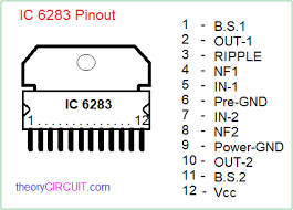 6283 Audio Amplifier Circuit