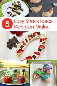 5 Easy Snack Recipes Kids Can Make Healthy Family Project Recipes Kids Can Make Healthy Kid Friendly Meals Easy Snacks