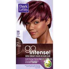 I dyed the middle top section of my hair red,using dark & lovely. Free 2 Day Shipping On Qualified Orders Over 35 Buy Softsheen Carson Dark And Lovely Go Intense Ultra Vibrant H Hair Color Vibrant Hair Color Hair Color Plum