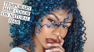 Actually, it's a superb opportunity to express yourself and add that very special extra glow to your looks. Trying Temporary Hair Colors On Curly Hair Youtube