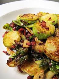 Bj S Brussel Sprouts Recipe Morsels And Musings Crispy Brussels Sprouts W Bacon Garlic Side Dish Recipes Healthy Recipes Vegetable Dishes