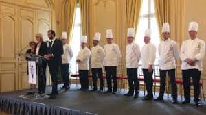 Chefs Cyril Lignac And Angelo Musa Class Patrons At The Graduation Ceremony Le Cordon Bleu Paris