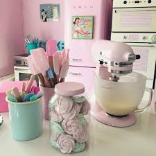Pin By Susan Rinehart On Cupcake Cottage Pink Kitchen Bakery Kitchen Pastel Kitchen
