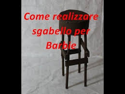 Diy Come Realizzare Sgabello Per Barbie How To Make Barbie Stool Youtube Stool How To Make Barbie