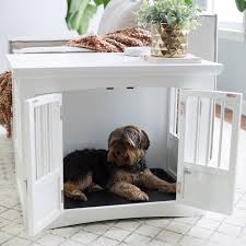 The best invention in the dog crate world! Best Designer Dog Crates That Look Like Furniture Style Living