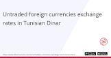 الدينار التونسي: سعر الصرف