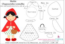 Chapeuzinho Vermelho Como Fazer Capa Com Capuz Passo A Passo Chapeuzinho Vermelho Cute Chapeuzinho Vermelho Boneco De Feltro Padroes De Animais Em Feltro