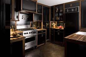 Pin By Homedit Com On Vi Black Kitchens Black Kitchen Cabinets Black Kitchen Design