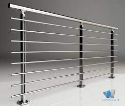 Stainless steel adalah bahan yang tahan karat, berwarna metal mengkilat dan sangat cocok dan bagus digunakan sebagai bahan untuk membuat pintu gerbang rumah, selain. Harga Pagar Stainless Dan Railing Model Terbaru 2021 Sukabumi Bogor