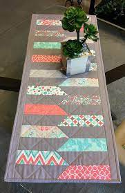 Quilted Table Runner Blue Table Runner Reversible Table Etsy Handmade Table Runner Summer Table Runner Blue Table Runner
