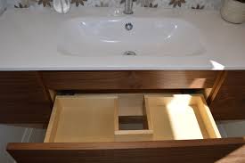 We have our cabinetry shown inside taps wholesale bath centre Custom Made Floating Walnut Vanity Modern Powder Room Toronto By Millard Bautista Designs Houzz