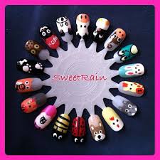 Cute Animal Nail Art Design Wheel By Sweetrain Instagram Nailartdiy Animal Nail Art Nail Art Wheel Animal Nail Designs
