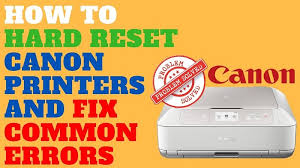 The pixma printer menu provides access to the factory reset option. 1 800 462 1427 How To Hard Reset Canon Printer Error Canon Support