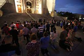 Catholic Young Adults Pray For Survivors Of Clergy Abuse Wounded Church National Catholic Reporter