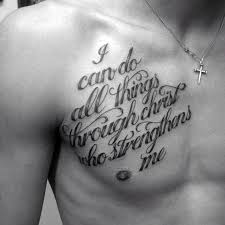 Scripture Tattoos For Men Scripture Tattoos Tattoo Designs Men Chest Tattoo Men