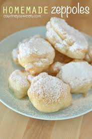 Homemade Fried Dough Zeppoles Recipe Without Ricotta Is A Family Favorite Italian Treat Covered In Powdered Sugar An Fried Dough Zeppole Recipe Zeppoli Recipe