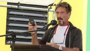 Lover of women, adventure and mystery. Mcafee Says He Is In Belize But Always On The Go