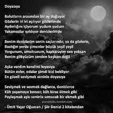 Doyasiya Bulutlarin Arasindan Bir Ay Doguyor Gozlerin Iri Iri Aciliyor Gozlerimde Aydinligini Iciyorum Yudum Yudum Yakamozlar Siir Alintilari Ozlu Sozler Siir