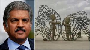 Burning man inner child statue. Anand Mahindra Posts Photo Of Beautiful Sculpture With Deep Meaning See Viral Tweet