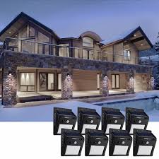By home decorators collection (231) white smart motion activated outdoor integrated led camera. Torchstar Led Solar Motion Sensor Lights For Patio Wireless Outdoor Wall Lights For Garden Patio Black 8 Pack Walmart Com Walmart Com