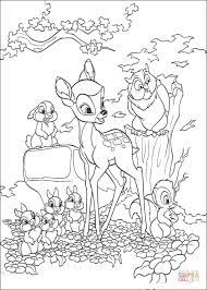 coloriage bambi le hibou panpan et fleur coloriages a imprimer gratuits de fleurs