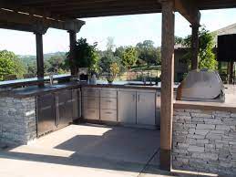 But to eliminate any guesswork—and ensure that your project won't trigger a tax hike—opt for a movable kitchen with a rolling grill, a cart, and an outdoor extension cord for electricity. Outdoor Kitchen Drawers Pictures Tips Expert Ideas Hgtv