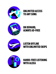 Unlimited Access To Any Songs On Demand Always Ad Free Listen Offline Unlimited Skips Hands Free Listening With Alexa Songs Music Digital Music
